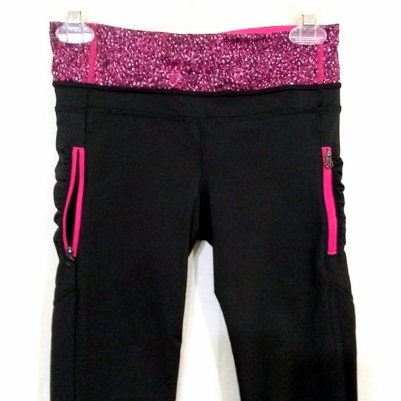 Lululemon Athletica Passion Crop 3 Leggings Tights 4 - Picture 3 of 9